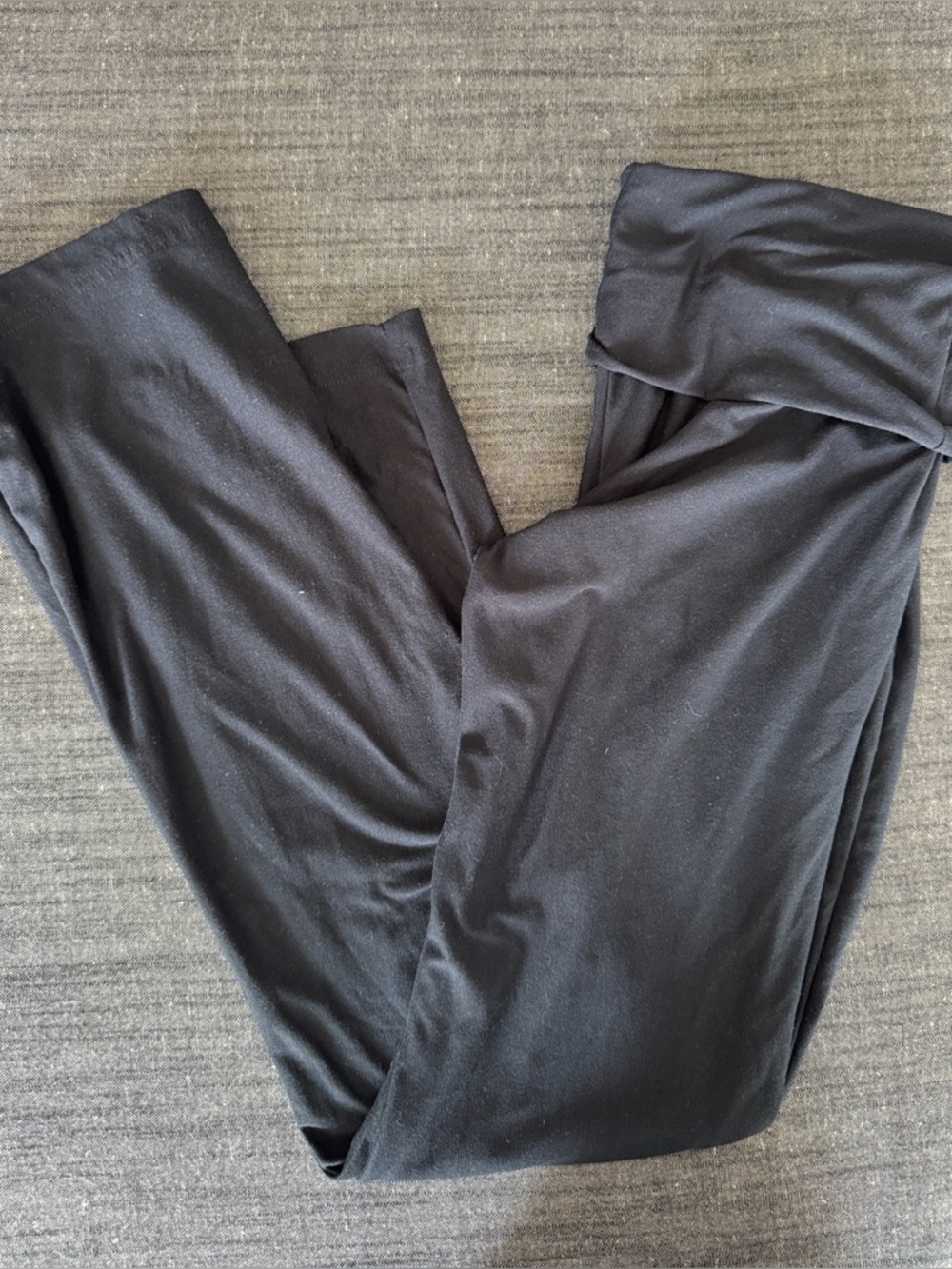 Bobbie Brooks Black Wide-Leg yoga Pants